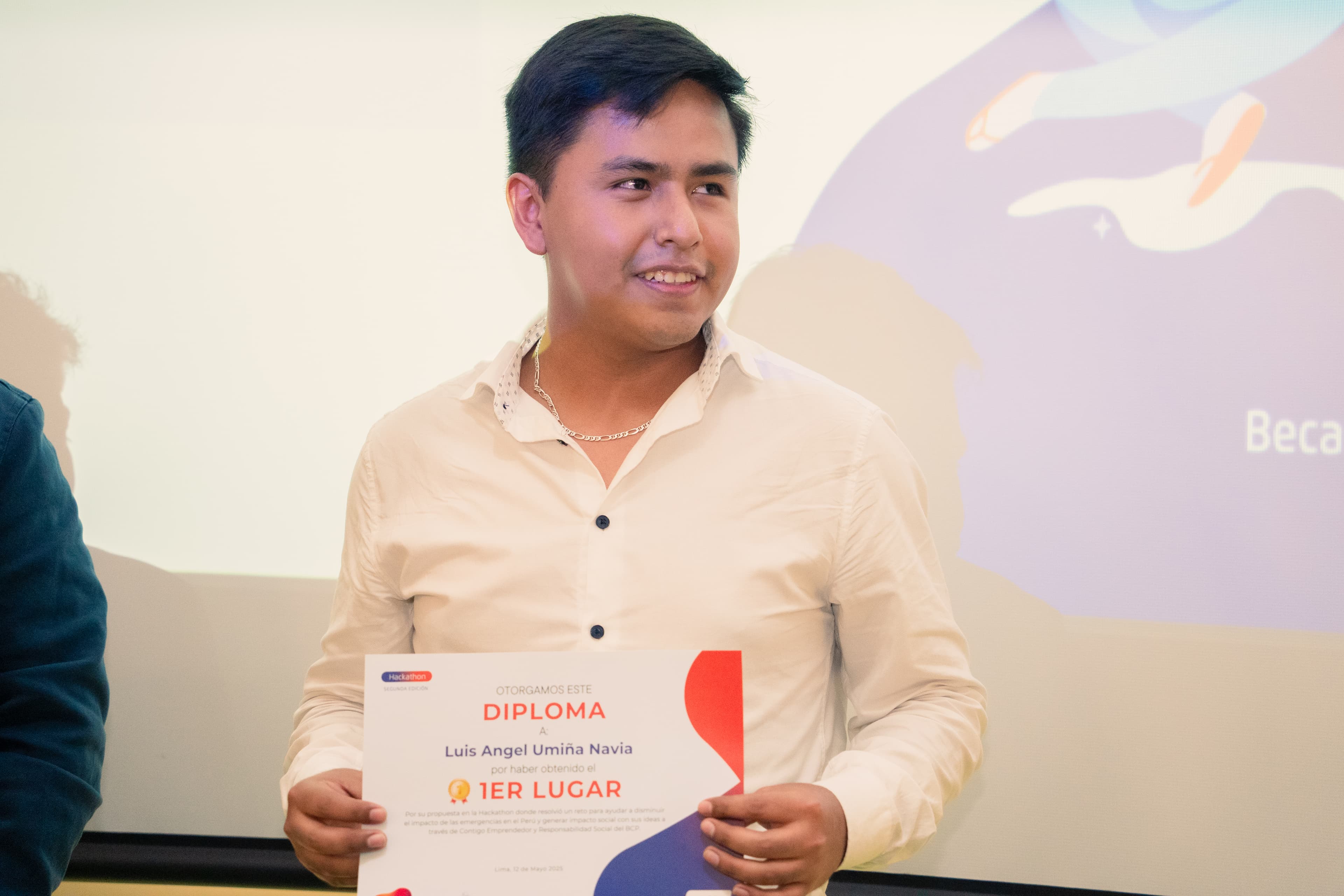 Recognition for first place achieved in BCP Hackathon