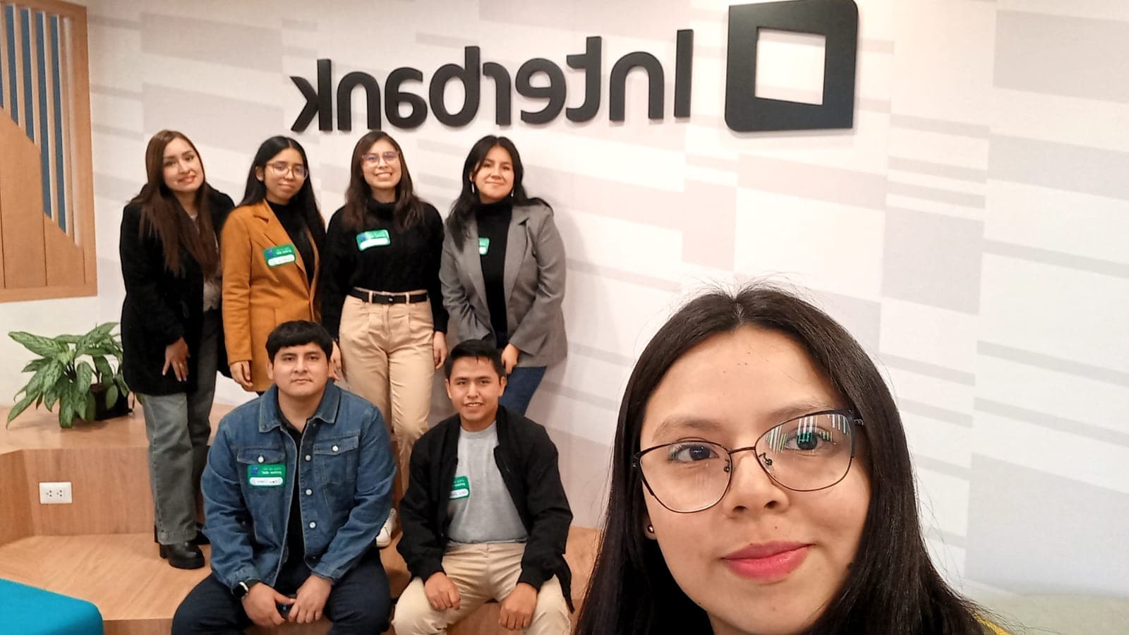 First day at Interbank with the team during the welcome activity