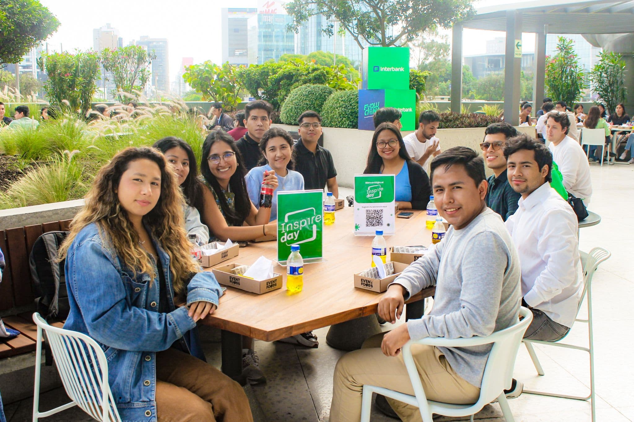 Integration moment with other interns during Interbank's Inspire Day